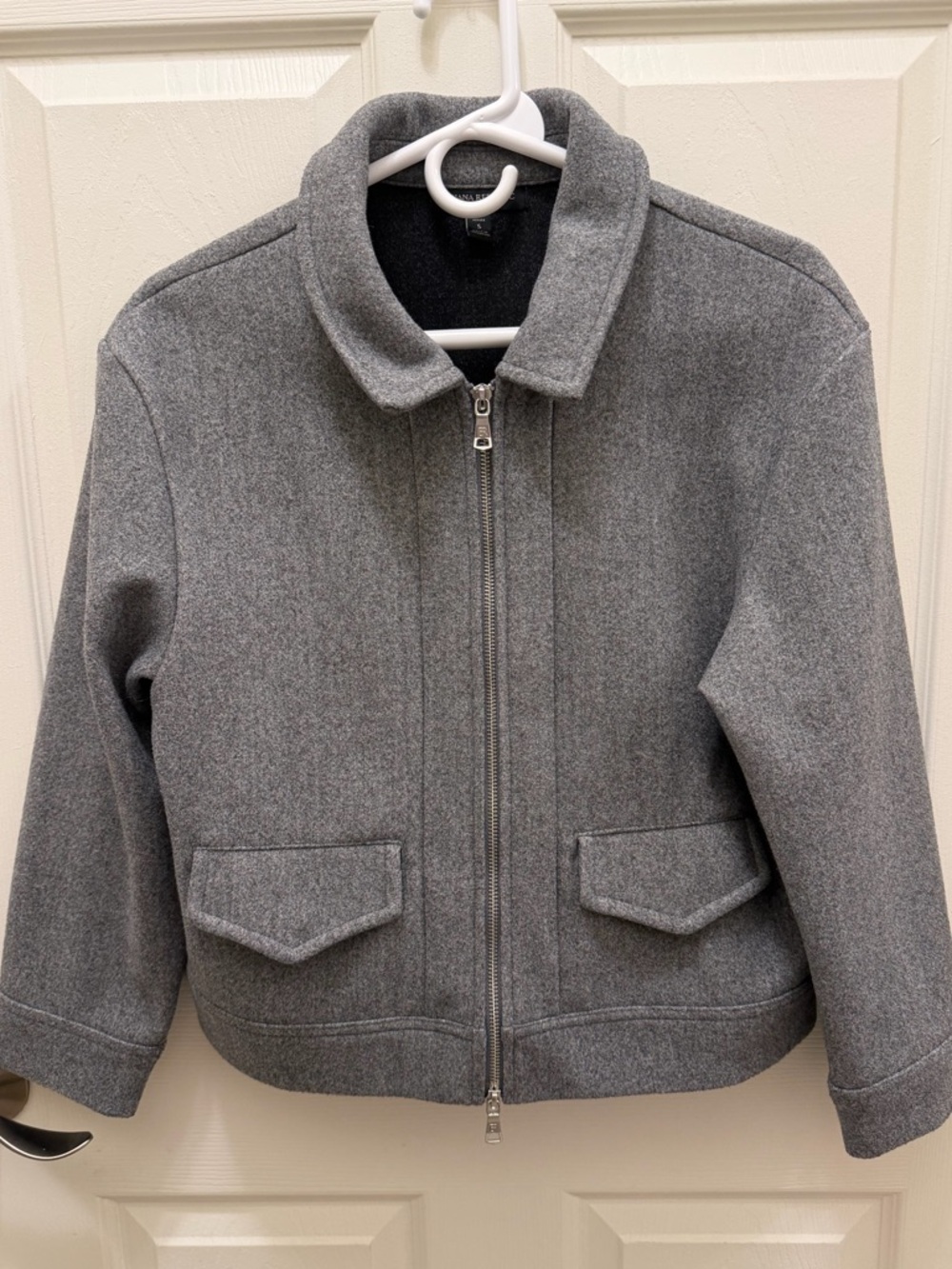 Banana Republic Factory Grey Zip Jacket